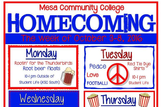 Homecoming Festivities Scheduled for October 3rd-8th