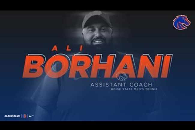 Ali Borhani Hired as an Assistant Coach for Men's Tennis at Boise State University