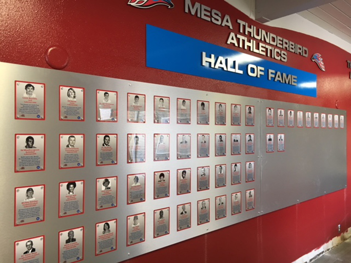 Mesa unveils athletic Hall of Fame Display