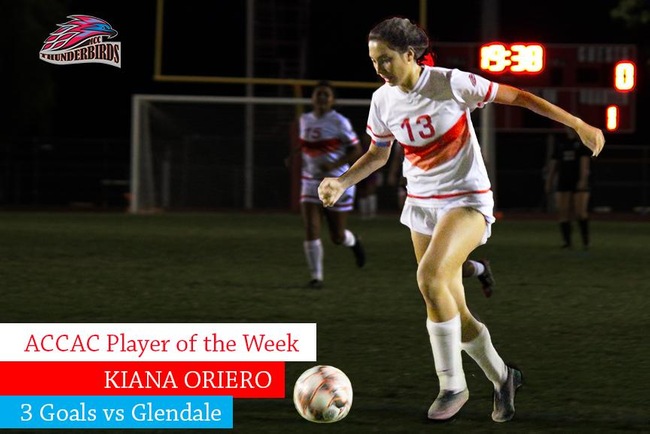 Kiana Oriero, Lizbeth Medina Earn ACCAC Weekly Honors