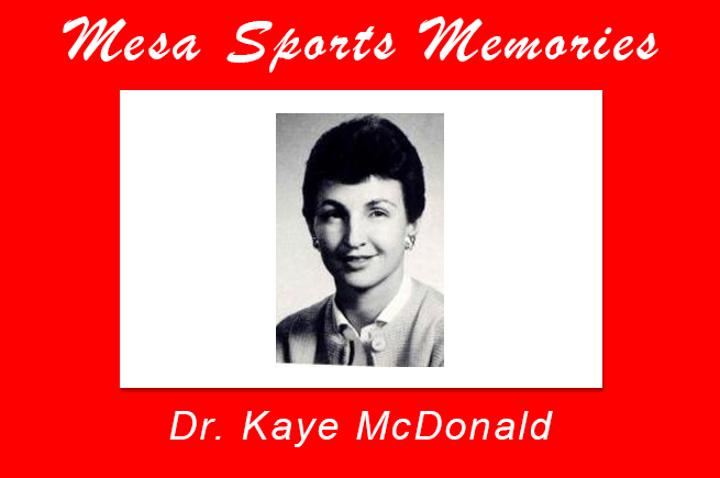 Dr. Kaye McDonald: a pioneer of women's athletics
