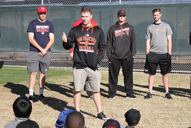 Former T-Bird, Now Big Leaguer, Adam Sonabend, Hosts Baseball Camp for Foster Children