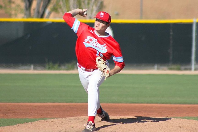 Cameron Doherty earned his second win of the season Friday afternoon, pitching seven innings, allowing five hits and one run. (Photo by Aaron Webster)