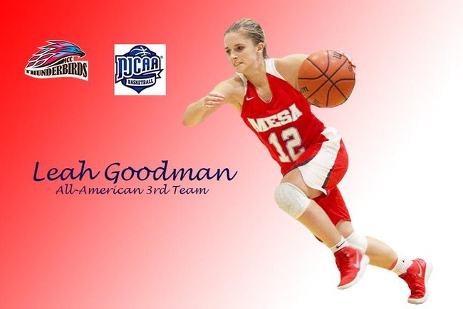 Leah Goodman Earns 2017-2018 NJCAA All-American Honors