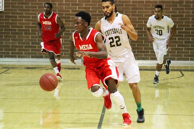 Strong Second Half Propels Men's BBall past Scottsdale, 90-79