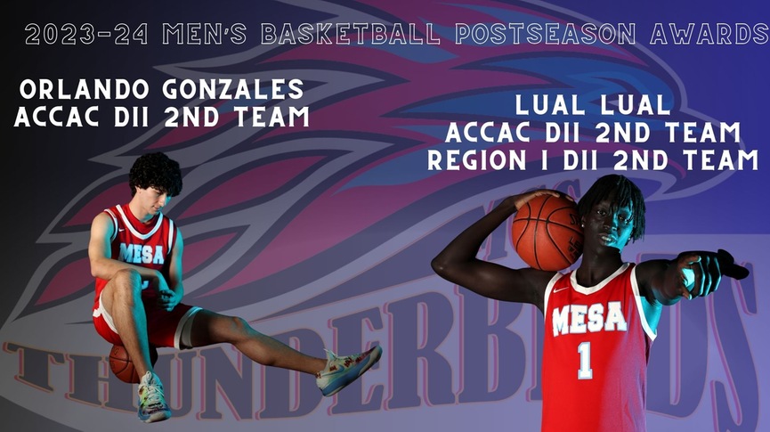 Gonzales and Lual earn Men's Basketball postseason honors