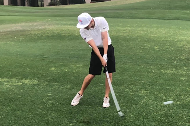 Ryan Porter paced Mesa with a two-under-par 70