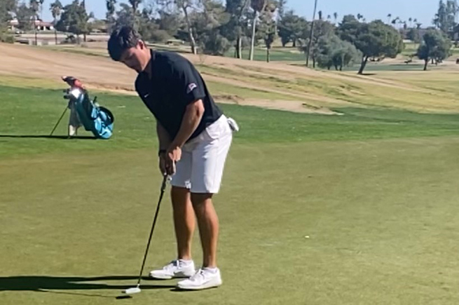 Beach's 67 leads men's golf at Eastern Arizona Invitational