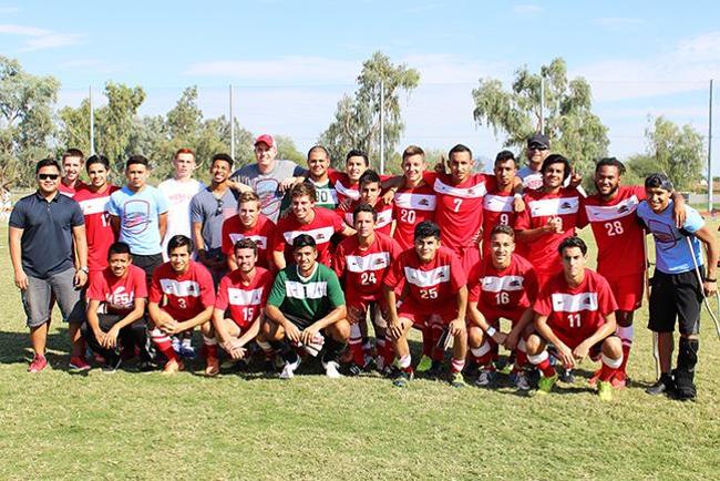 Group shot after their victory over Paradise Valley (photo by Aaron Webster)