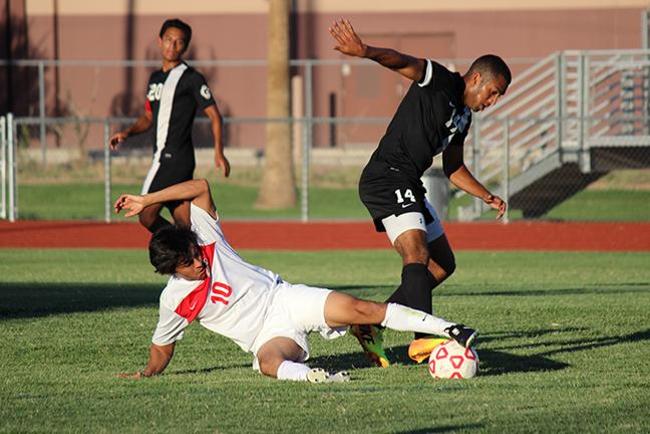 Ari Sanchez (10) had the game winner and an assist in Mesa's win (Photo by Aaron Webster)