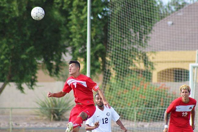 Header by Delgadillo Lifts Mesa in Double OT at Glendale, 3-2