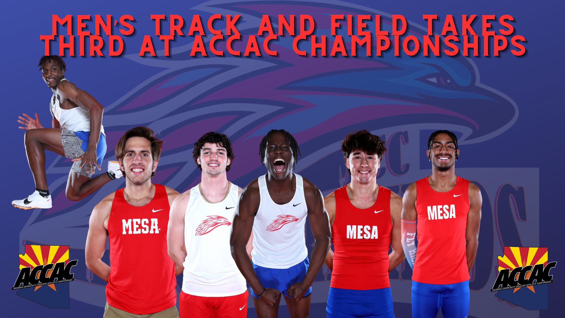 Men's Track & Field takes third in the ACCAC Championships