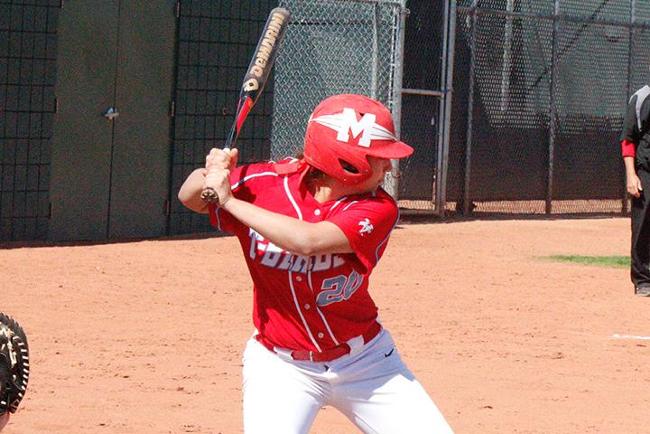 Alyssa Gallegos had five hits, three RBIs and a home run in the doubleheader (Photo bt Jacob Dewald)