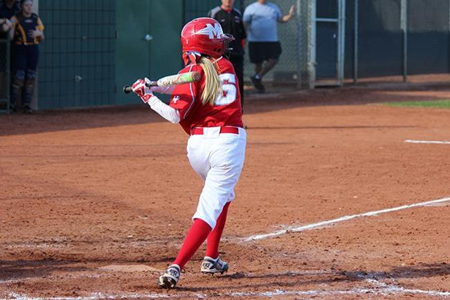 Bridget Kruck had four hits on the day