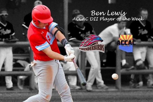 Ben Lewis Earns ACCAC DII Player of the Week