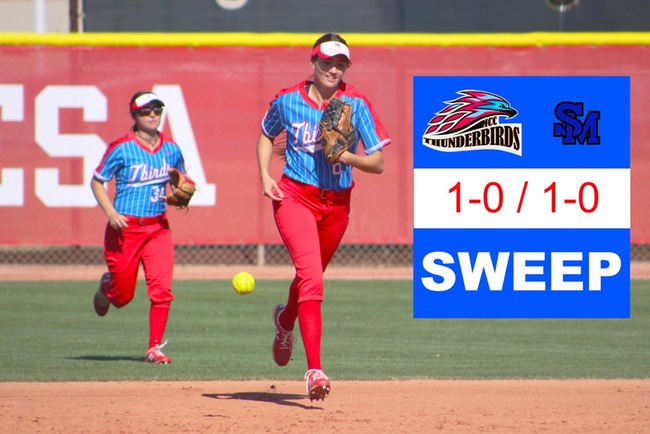 Mesa Softball Takes Home a Pair of 1-0 Victories Over South Mountain Tuesday Afternoon