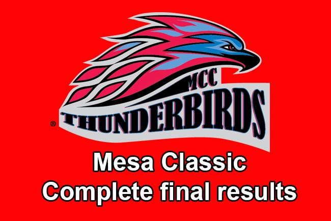 Mesa Classic track and field complete results
