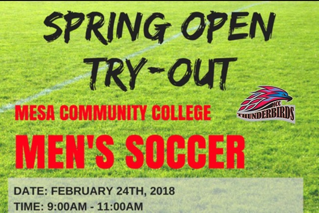 Open Try-outs for Men's Soccer This Saturday from 9-11 AM