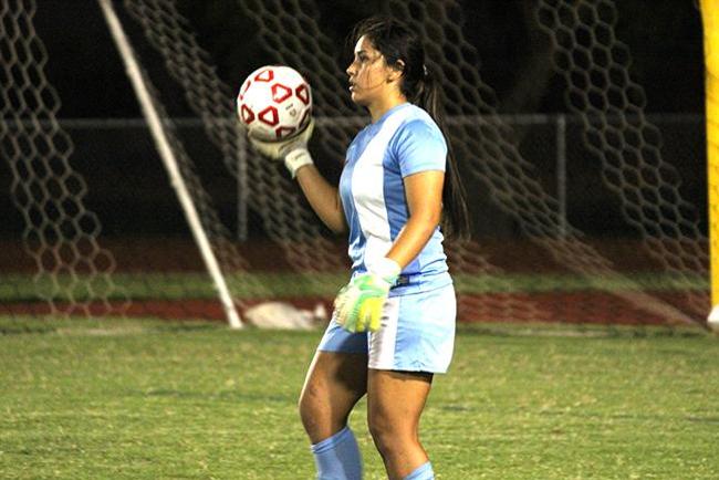 Danielle Toress made seven saves in the tie with Phoenix (Photo by Aaron Webster)