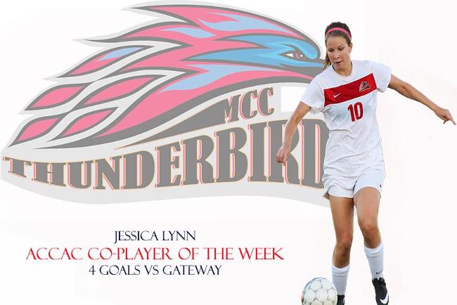 Jessica Lynn earns ACCAC Co-Player of the Week Honors