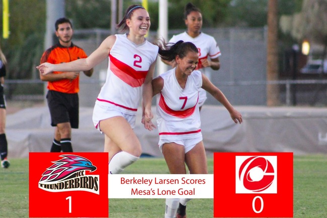 Larsen's Lone Goal Lifts Mesa Over Cochise in 1-0 Victory