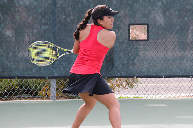 No. 8 women's tennis opens conference season with 8-1 win at Eastern Arizona