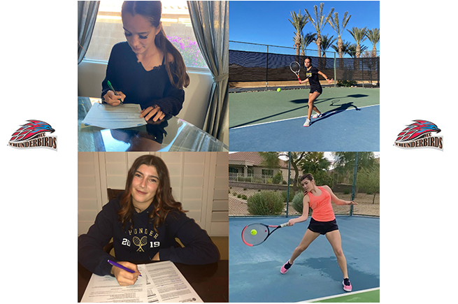 Women's tennis signs two for 2021-22 season