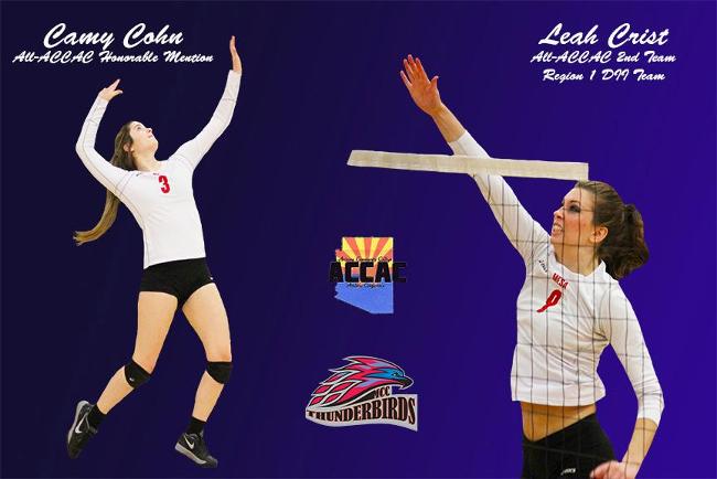Leah Crist Earns All-Region, All-ACCAC 2nd Team, Camy Cohn Earns All-ACCAC Honorable Mention