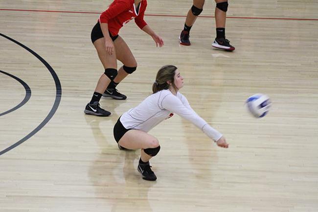 #15 Mesa Volleyball Fall at South Mountain in Four Sets