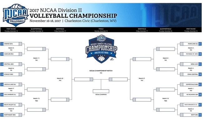 Volleyball Enters NJCAA National Tournament as 7th Seed