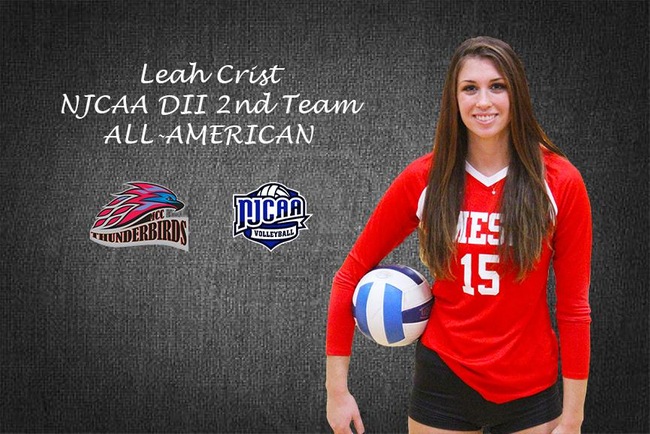 Leah Crist Earns NJCAA DII 2nd Team All-American