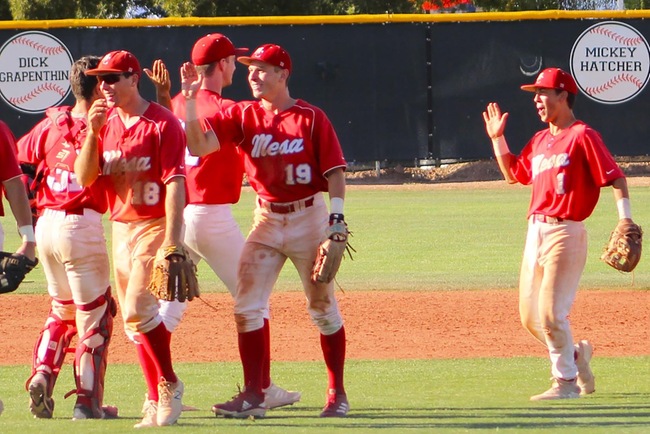 Behind Solid Pitching by Jake Denham, #1 Mesa Advances to Region I Championship Series with 4-1 Victory Friday Afternoon