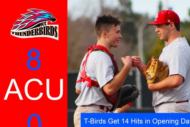 #3 T-Birds Spray 14 Hits and Score an 8-0 Victory on Opening Day