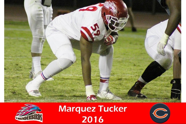 Former Mesa T-Bird Standout Offensive Lineman, Marquez Tucker, Signs With Chicago Bears as Undrafted Free-Agent