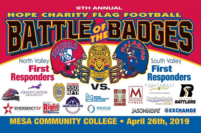 Mesa will host "Battle of the Badges" Friday night