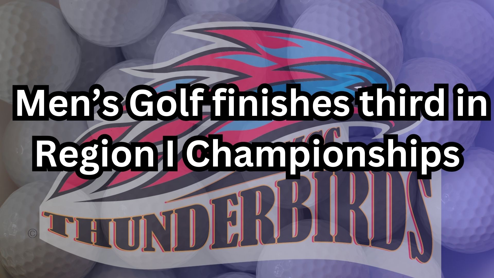 Men's Golf finishes third in Region I Championships
