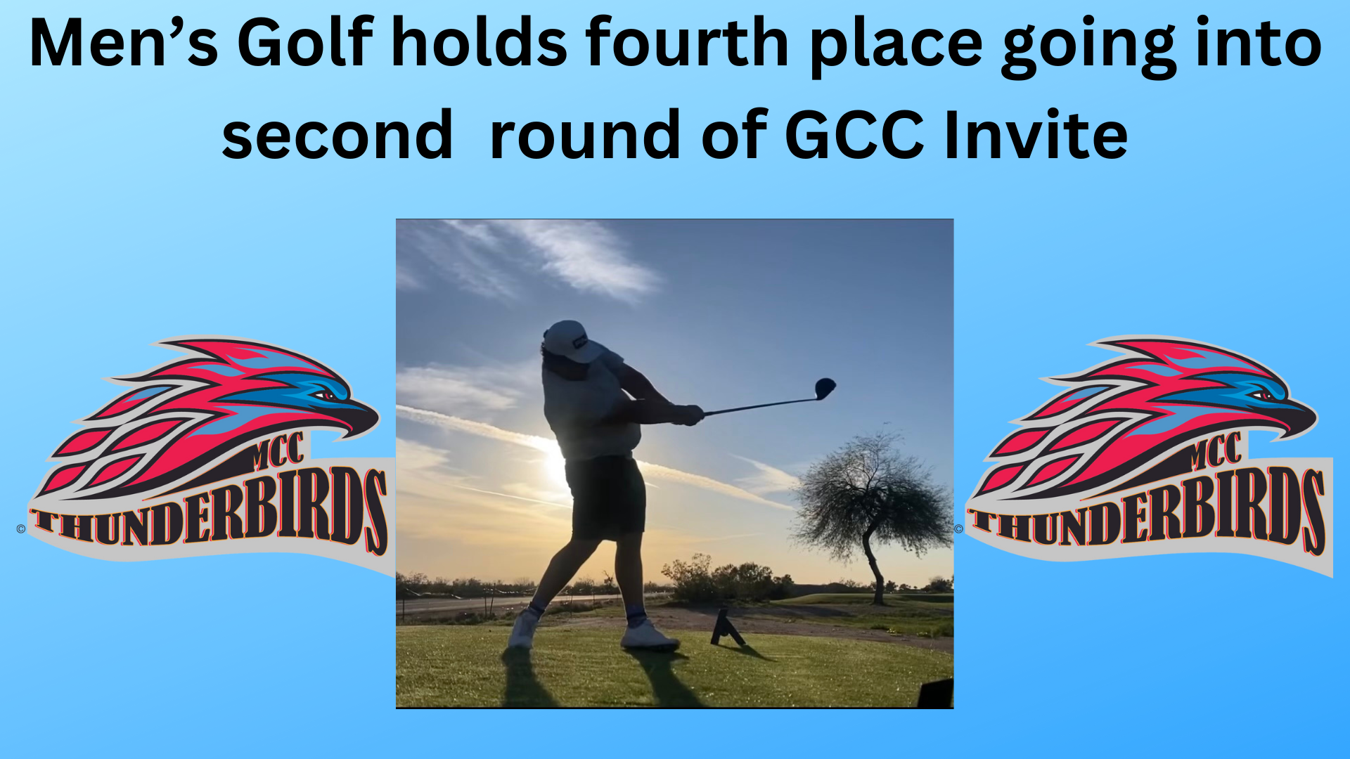 T-Birds in 4th after first round of GCC Invite