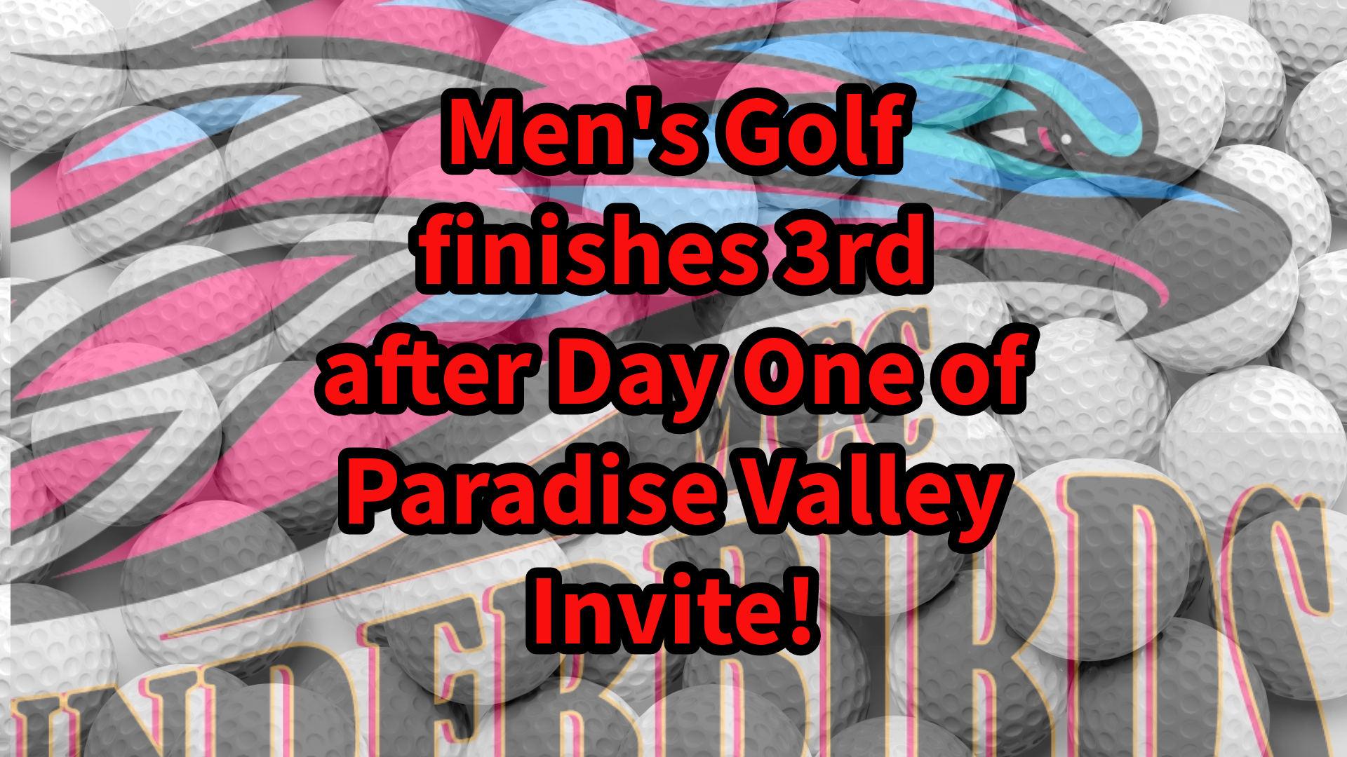 Men’s golf 3rd after round one at PV Invite