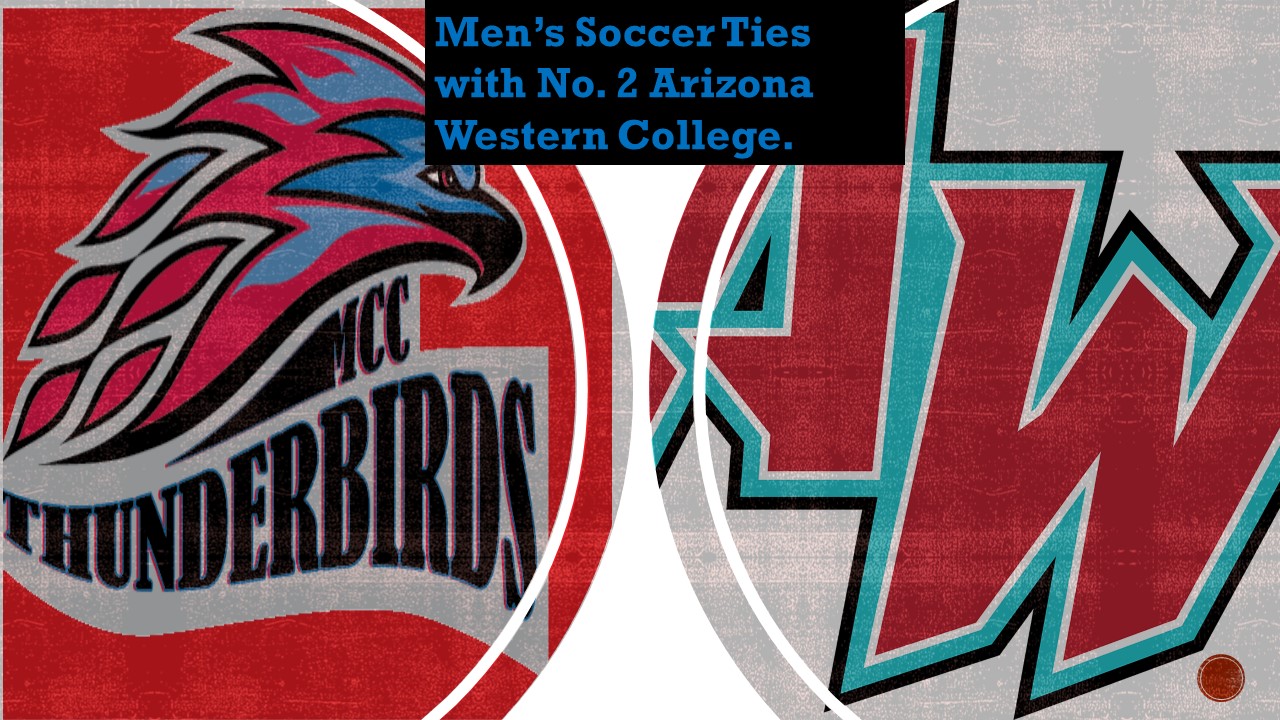 Men's Soccer plays to a tie in conference opener against No. 2 Arizona Western College