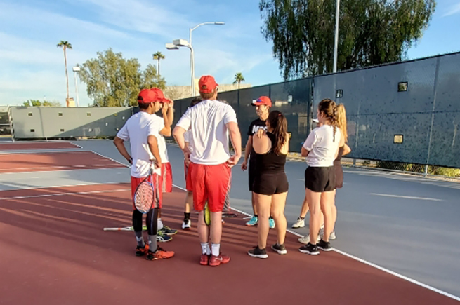 Men's tennis opens season with 6-3 win over Imperial Valley
