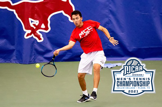 Men's tennis completes play at NJCAA championships, now 12th