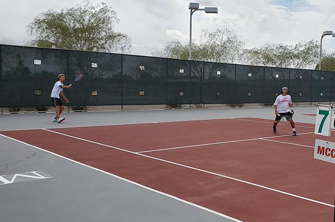 No. 17 men's tennis improves to 4-0 with win over Paradise Valley
