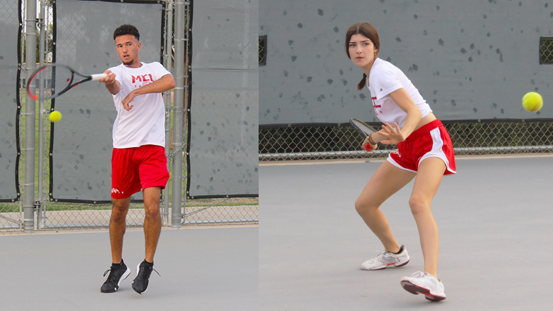 Men's and women's tennis open spring with 9-0 wins over Imperial Valley (Calif.)