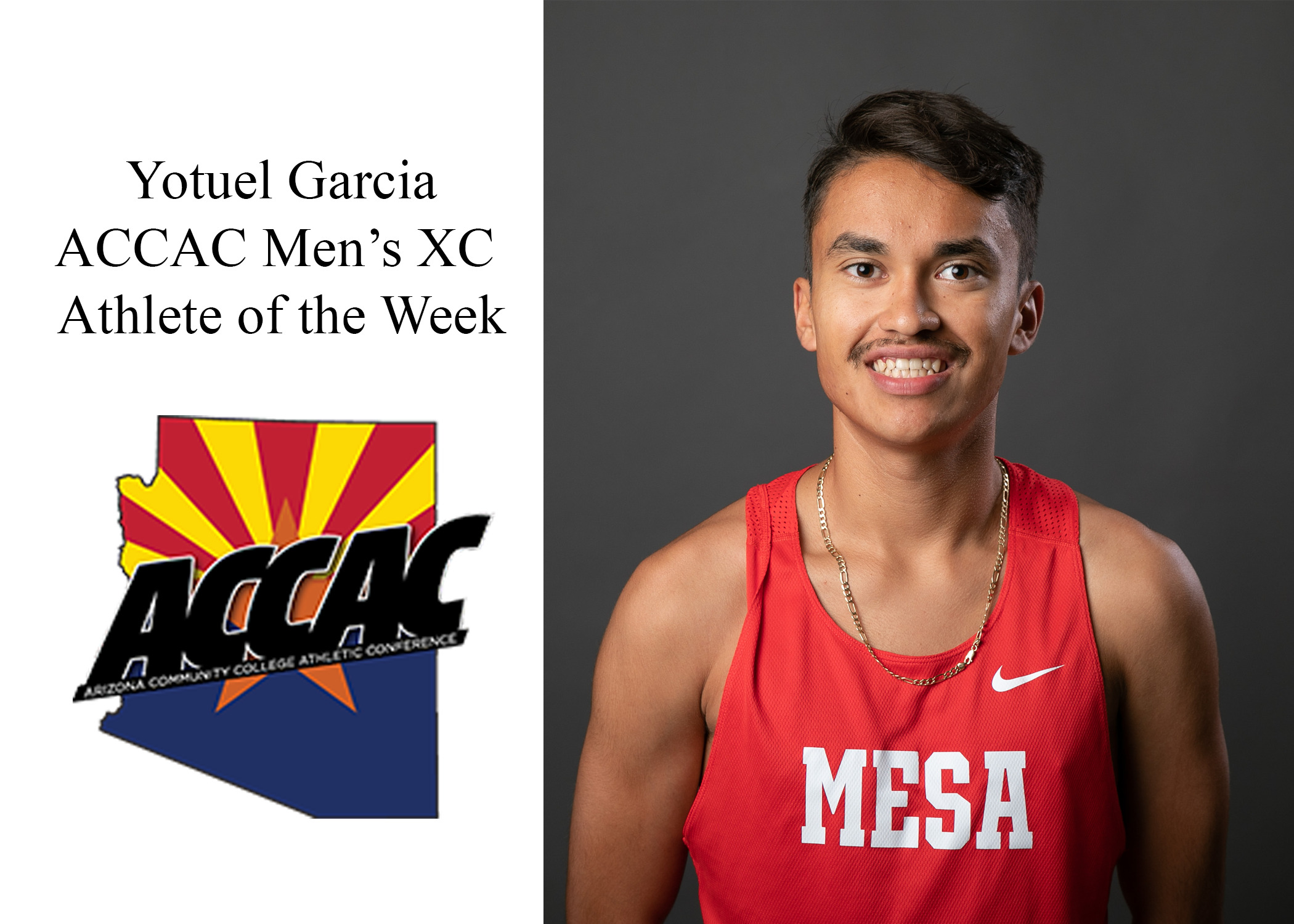 Yotuel Garcia Named ACCAC Men's XC Athlete of the Week