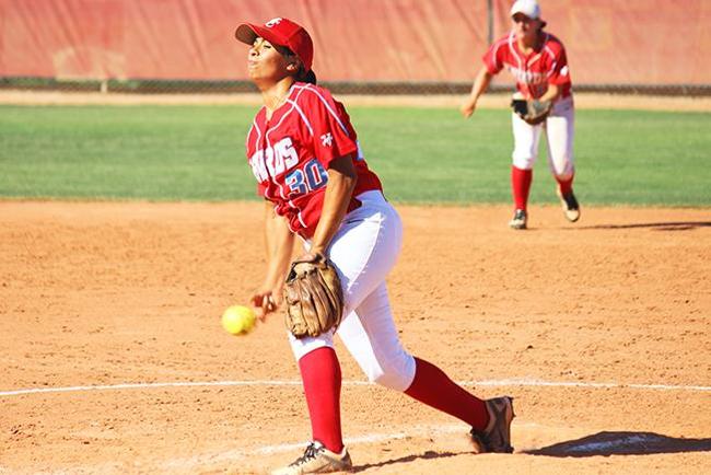 Nikki Verdugo allowed just one earned run in six innings in the second game for the T-Birds(photo by Aaron Webster)