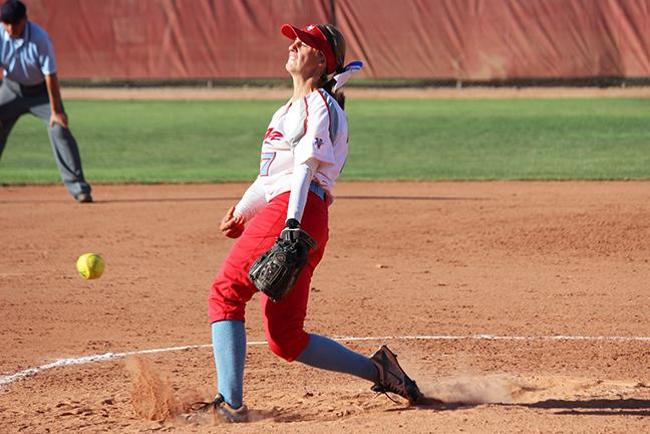 Brylee Coplan-Kay only allowed two hits in a five inning blowout of Gateway(Photo by Aaron Webster)