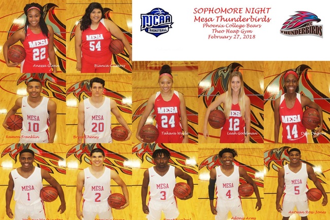 Sophomore Night for Mesa Basketball as They Host PC Bears: WATCH LIVE