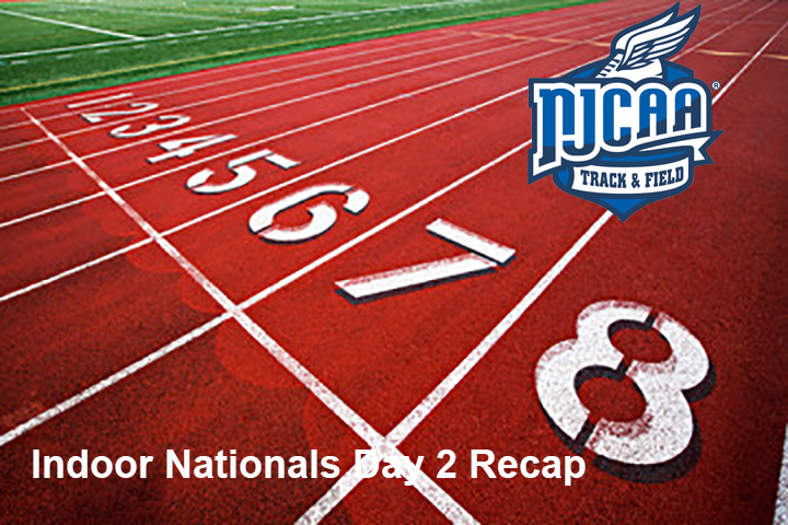Women finish 8th, men 13th as NJCAA Indoor Track and Field Nationals Close