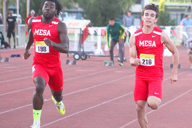 Tenth-ranked Mesa men win Region I track and field title; women third