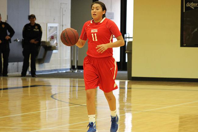 Three double-doubles highlight women's basketball win at South Mountain, 78-41